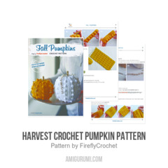 Harvest Crochet Pumpkin Pattern amigurumi pattern by FireflyCrochet