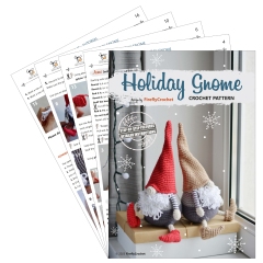 Holiday Gnome Crochet Pattern amigurumi pattern by FireflyCrochet