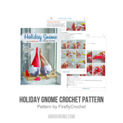 Holiday Gnome Crochet Pattern amigurumi pattern by FireflyCrochet