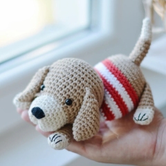 Retriever Beagle Puppies Amigurumi amigurumi pattern by FireflyCrochet