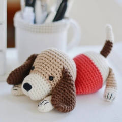 Retriever Beagle Puppies Amigurumi amigurumi by FireflyCrochet