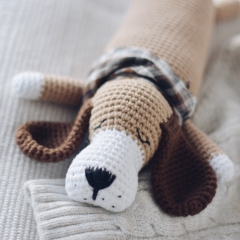 Sleepy Dog Crochet Pattern amigurumi pattern by FireflyCrochet