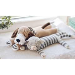 Sleepy Doggy Amigurumi amigurumi by FireflyCrochet