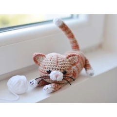 Striped Kitten Amigurumi amigurumi pattern by FireflyCrochet