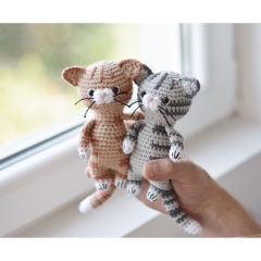 Tabby Kitten Crochet Pattern amigurumi by FireflyCrochet