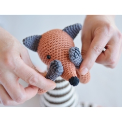 Two Foxes Crochet Pattern amigurumi pattern by FireflyCrochet