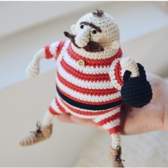 Two Strongmen amigurumi by FireflyCrochet