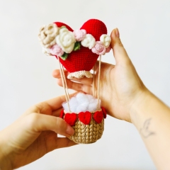 Love Hot-air balloon amigurumi pattern by Fluffy Tummy