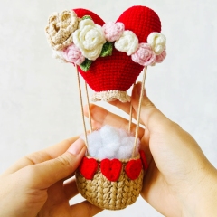 Love Hot-air balloon amigurumi pattern by Fluffy Tummy