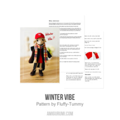 Winter Vibe amigurumi pattern by Fluffy Tummy