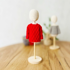 Winter sweaters amigurumi pattern by Fluffy Tummy