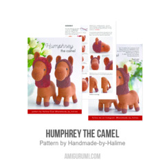 Humphrey the camel amigurumi pattern by Handmade by Halime