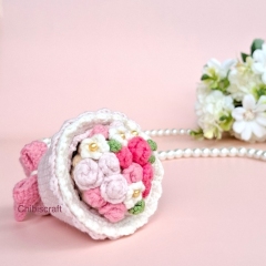 Reversible Bouquet and Bride (mini) amigurumi pattern by Chibiscraft