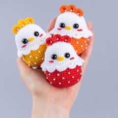 Spring Chicken amigurumi pattern by Mufficorn