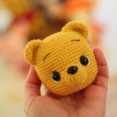 Winnie the Pooh Heads amigurumi pattern by Crocheniacs