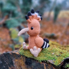 Oats the Hoopoe amigurumi pattern by LittleEllies_Handmade