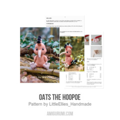 Oats the Hoopoe amigurumi pattern by LittleEllies_Handmade