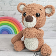 Buddy the Teddy Bear amigurumi pattern by Alter Ego Crochet