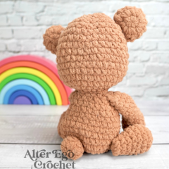 Buddy the Teddy Bear amigurumi pattern by Alter Ego Crochet