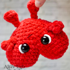 Holly the Heart - Valentine's Day amigurumi pattern by Alter Ego Crochet