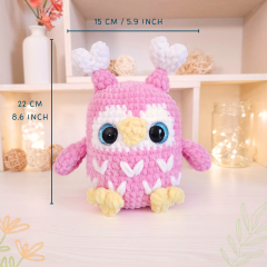 2 in 1 Owl amigurumi amigurumi by Hugurumitoys