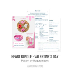 Heart Bundle - Valentine's Day amigurumi pattern by Hugurumitoys