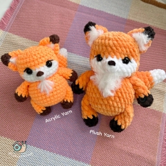 Little Fox amigurumi pattern by CuteVilleToys