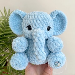 Elephant amigurumi pattern by CuteVilleToys