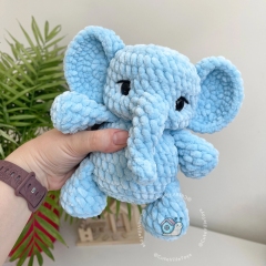 Elephant amigurumi by CuteVilleToys