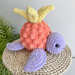 Pineapple Turtle amigurumi by CuteVilleToys