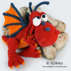 Drew the Dragon amigurumi pattern by IlDikko