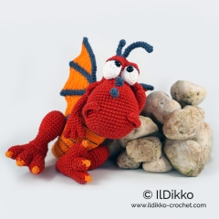 Drew the Dragon amigurumi pattern by IlDikko