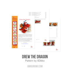 Drew the Dragon amigurumi pattern by IlDikko