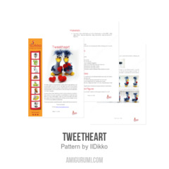 Tweetheart amigurumi pattern by IlDikko