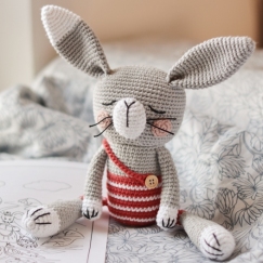 Marcel the Rabbit Amigurumi