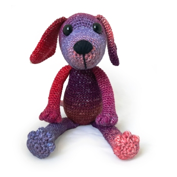 Doris the Dog amigurumi pattern by YukiYarn Designs