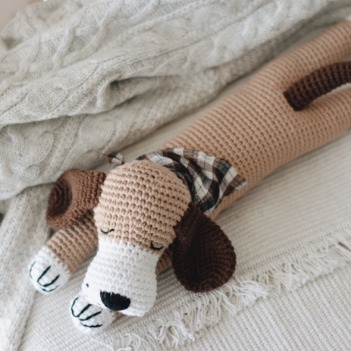 Sleepy Doggy Amigurumi amigurumi pattern by FireflyCrochet