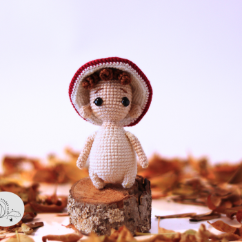 Ollie Amigurumi Mushroom Elf amigurumi pattern by yarnacadabra