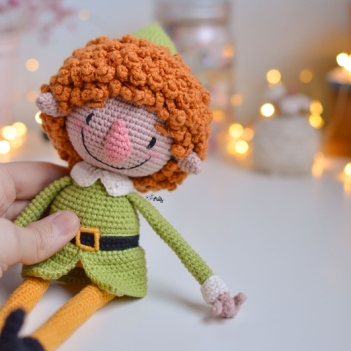 Naughty elf from la cena magica amigurumi pattern by O Recuncho de Jei