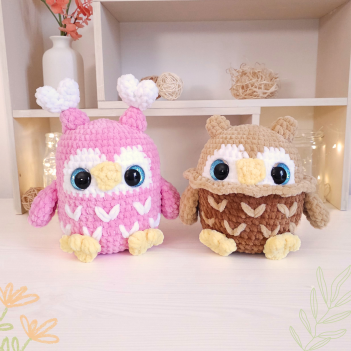 2 in 1 Owl amigurumi amigurumi pattern by Hugurumitoys