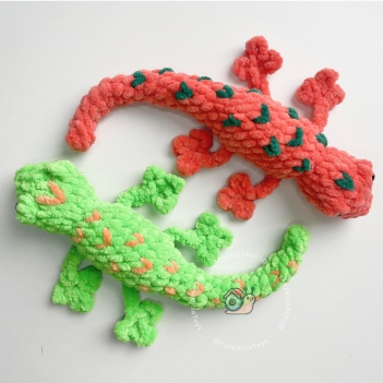 Lizard - No Sew amigurumi pattern by CuteVilleToys