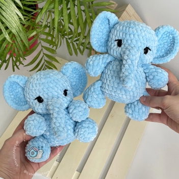 Elephant amigurumi pattern by CuteVilleToys