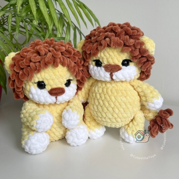 Lion amigurumi pattern by CuteVilleToys