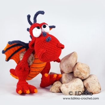 Drew the Dragon amigurumi pattern by IlDikko