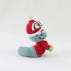 Mei Hua Chinese snake amigurumi by Madelenon