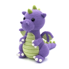 Elio the Dragon  amigurumi by DIY Fluffies