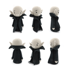 Nosferatu amigurumi pattern by RoKiKi