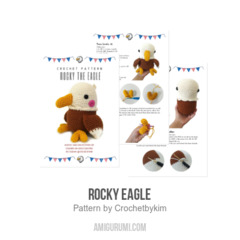 Rocky Eagle amigurumi pattern by Crochetbykim