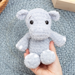 Cuddly hippo amigurumi amigurumi pattern by Diminu