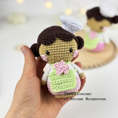 Misty doll Chef amigurumi by TANATIcrochet